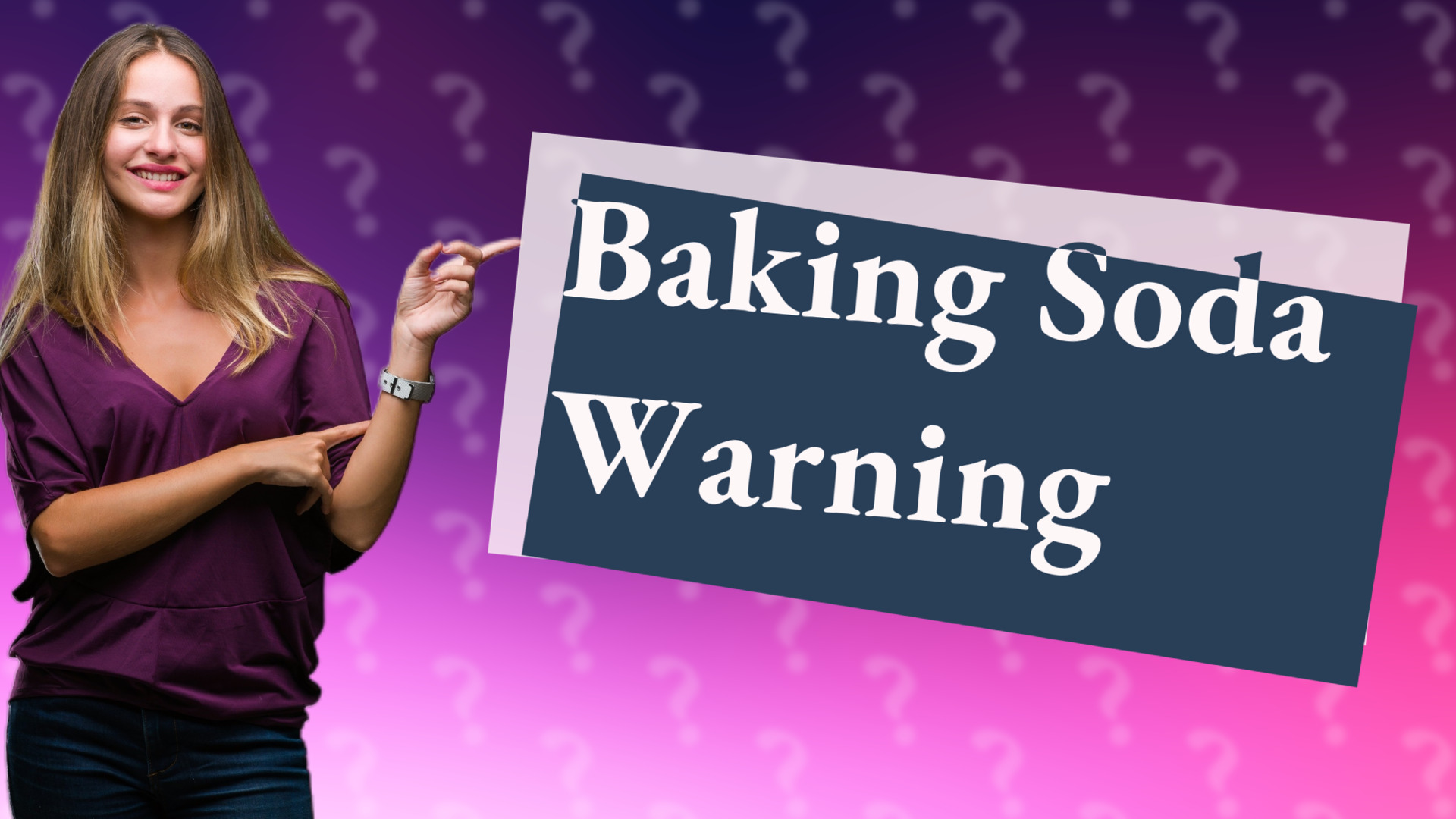 Baking Soda Warning