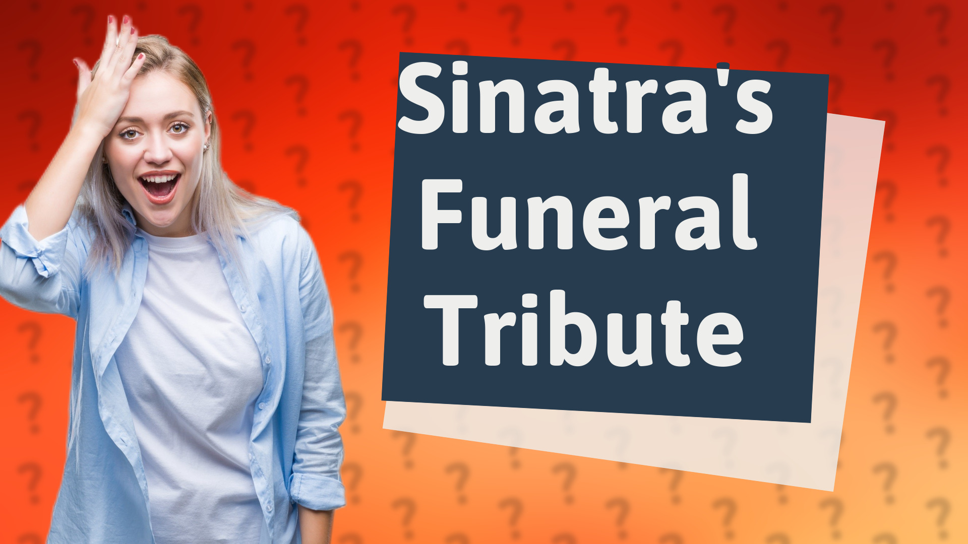 Sinatra's Funeral Tribute