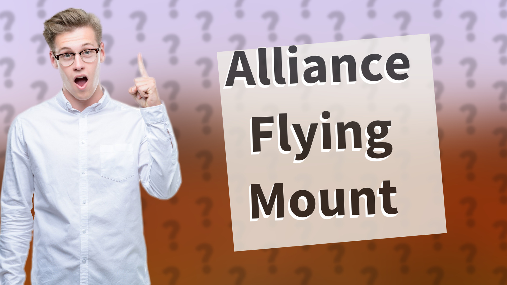 Alliance Flying Mount