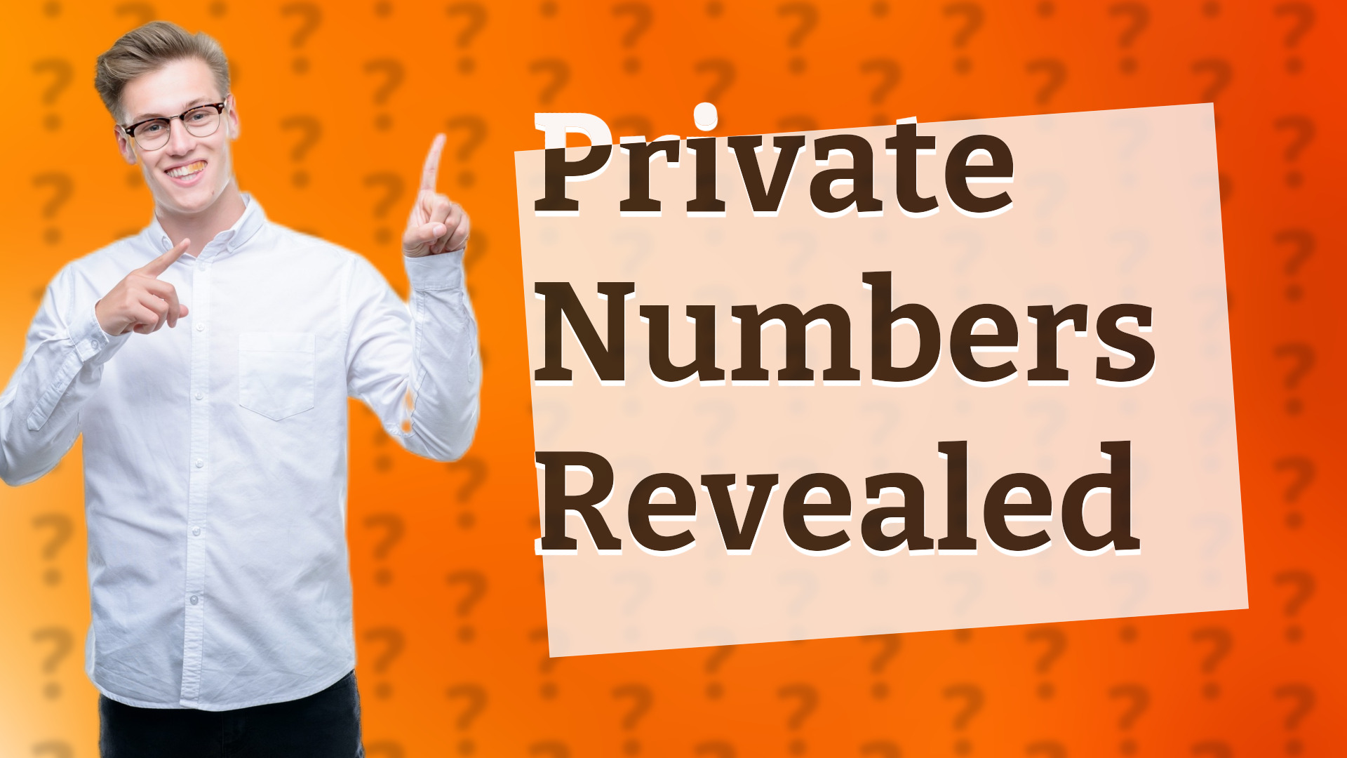 Private Numbers Revealed