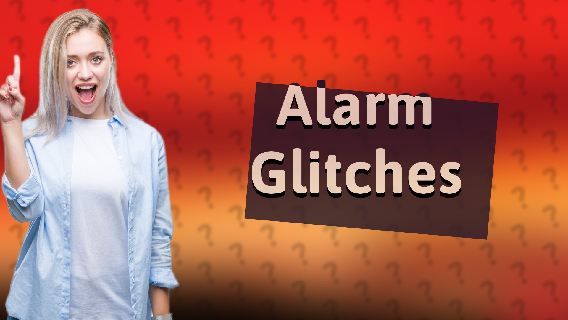 Alarm Glitches