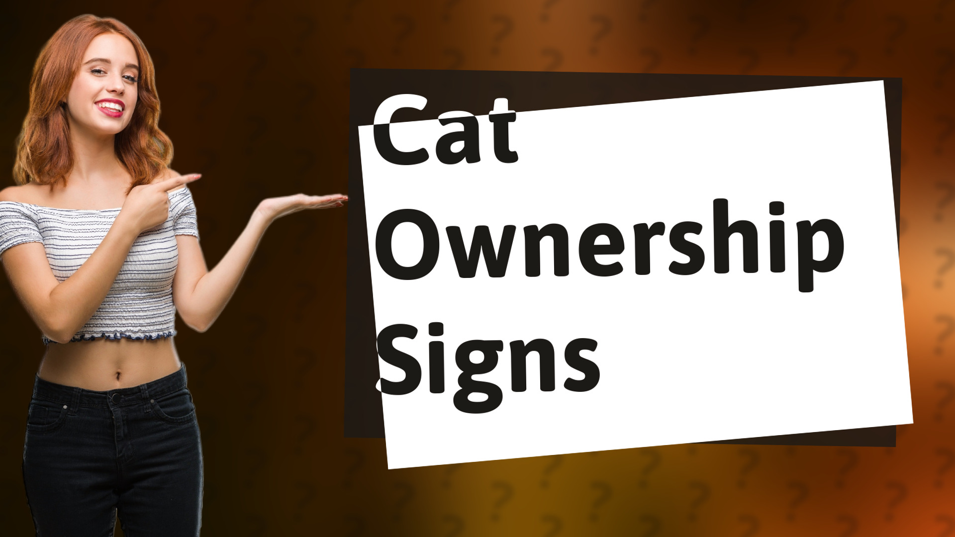 Cat Ownership Signs
