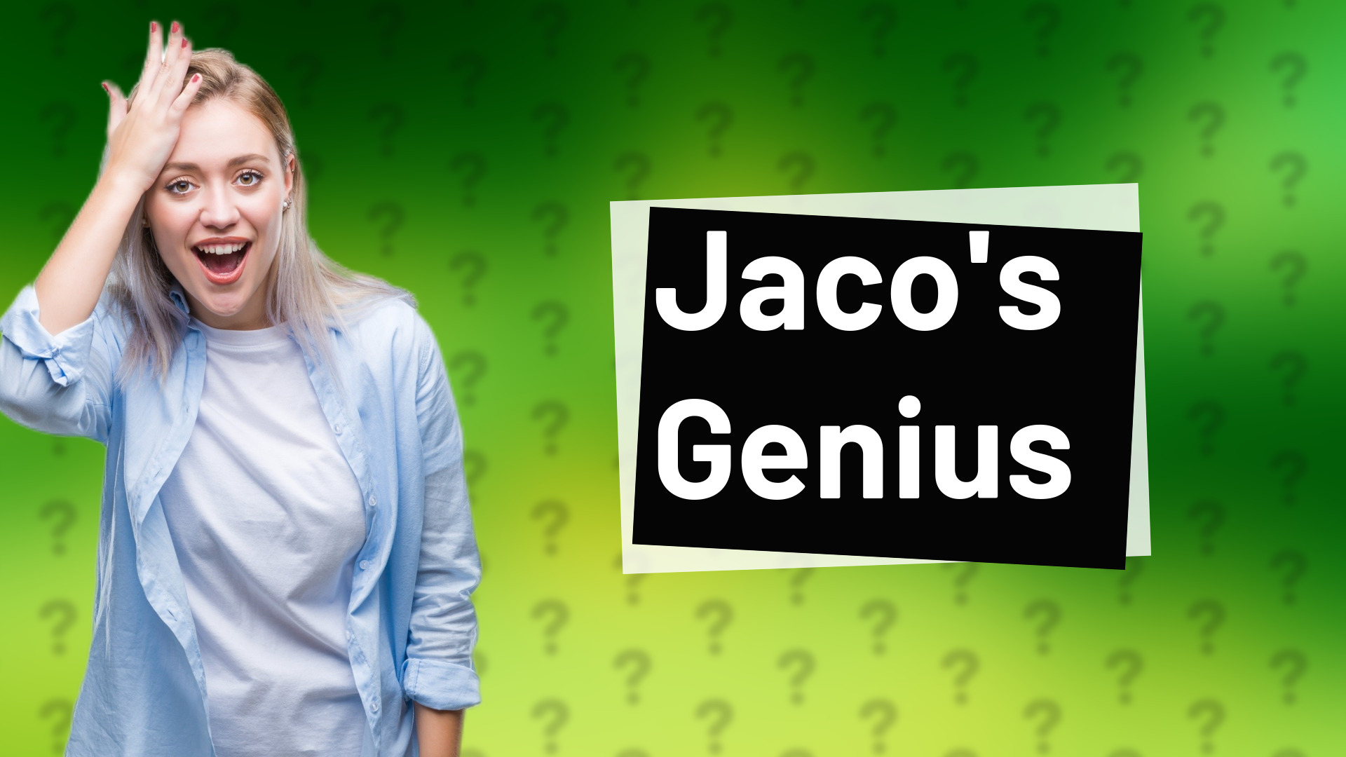 Jaco's Genius