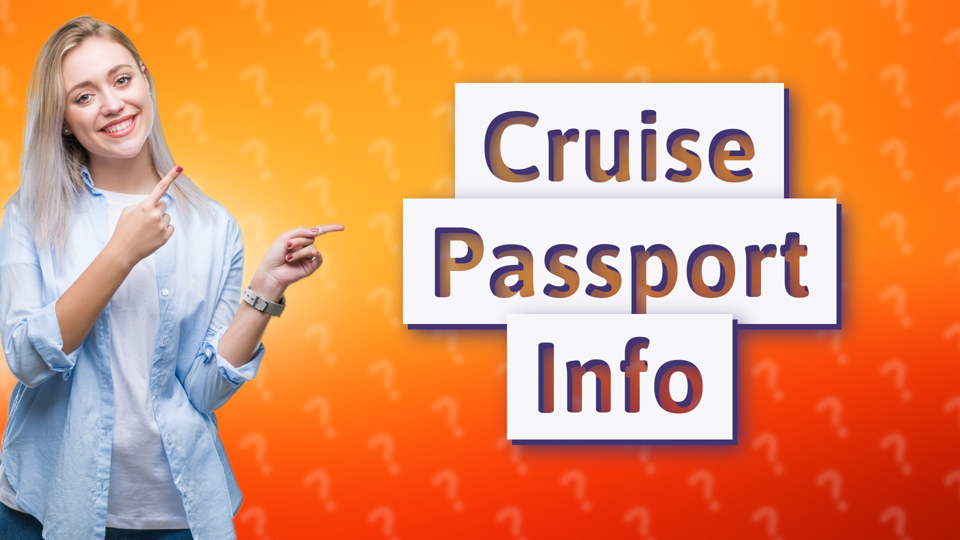 Cruise Passport Info