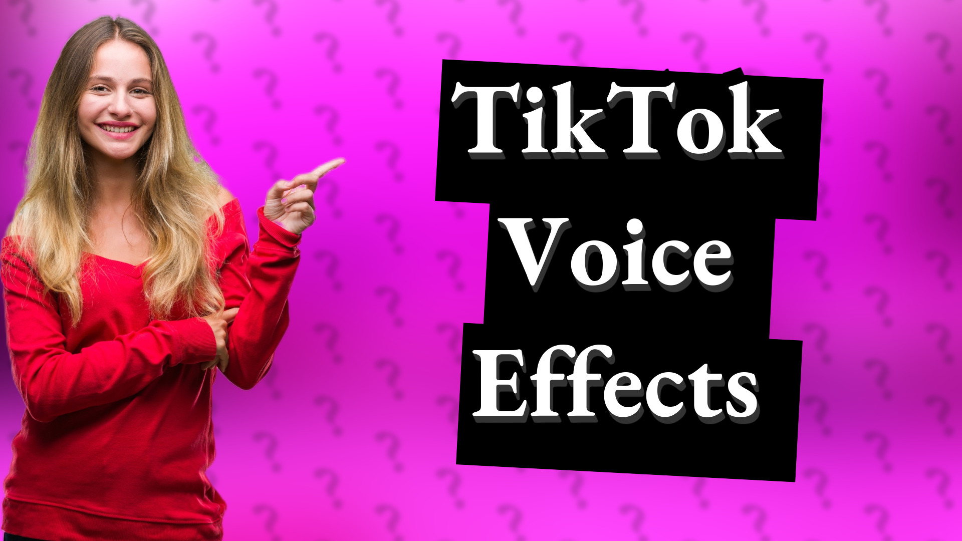 TikTok Voice Effects