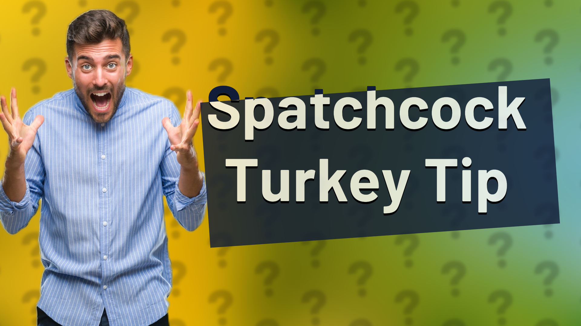 Spatchcock Turkey Tip