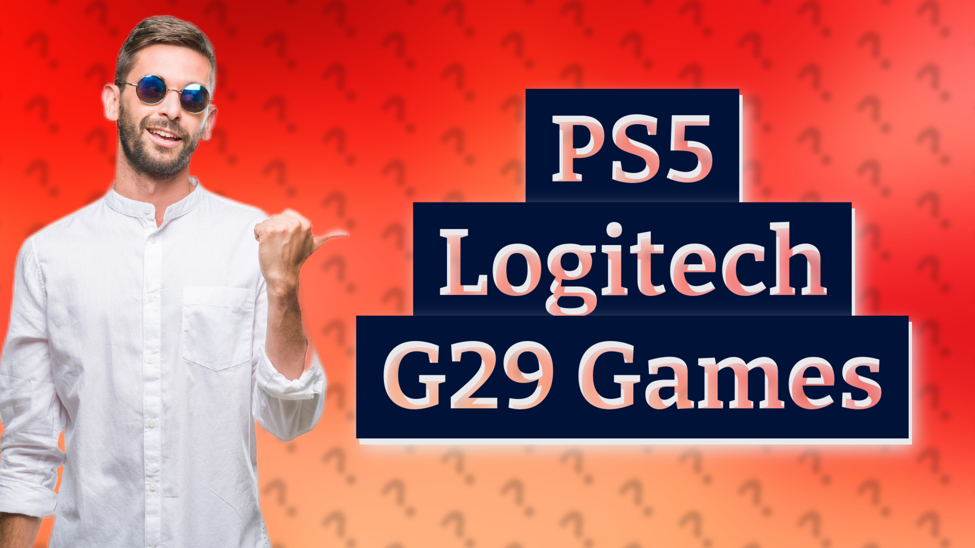 PS5 Logitech G29 Games