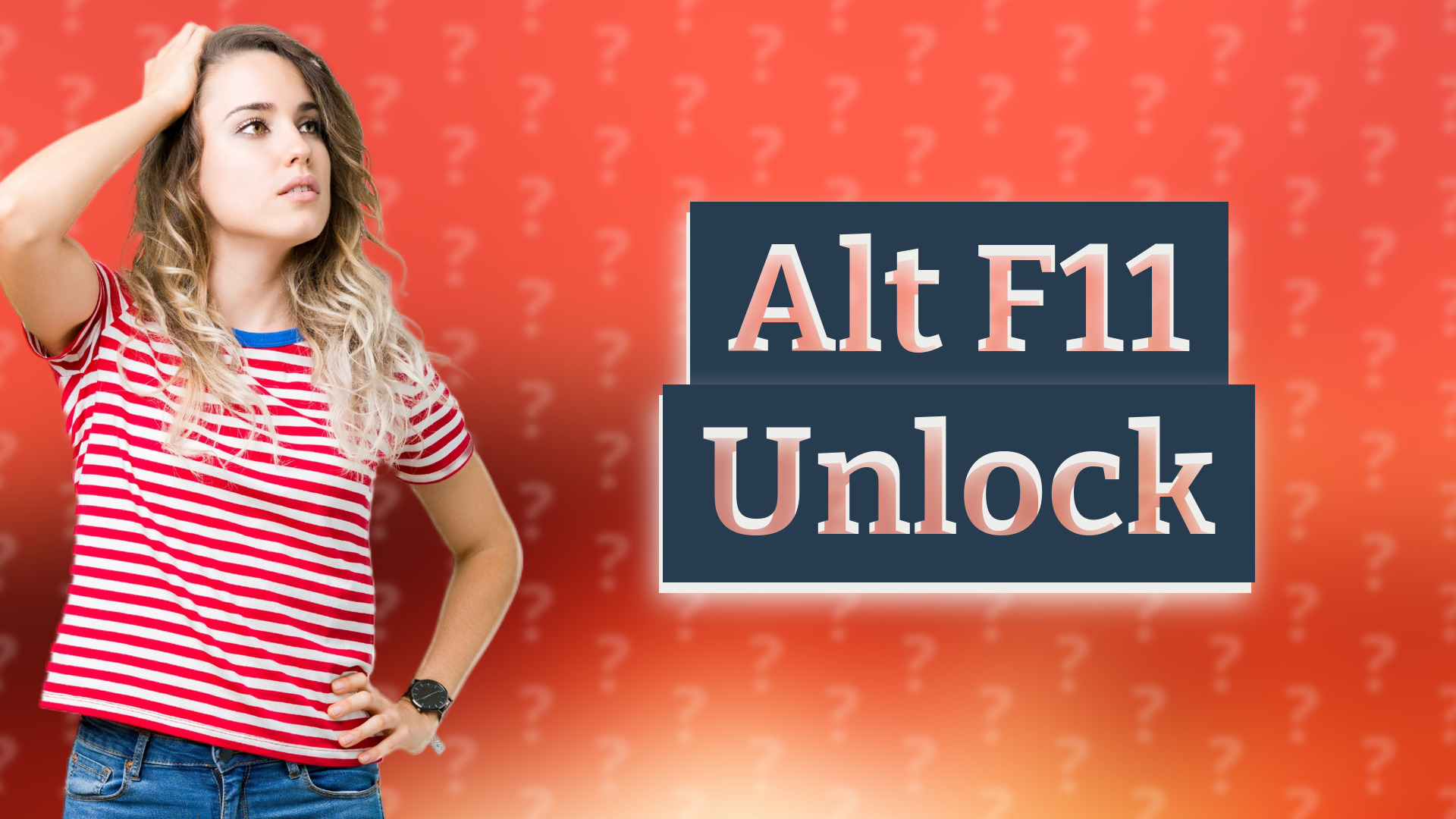 Alt F11 Unlock