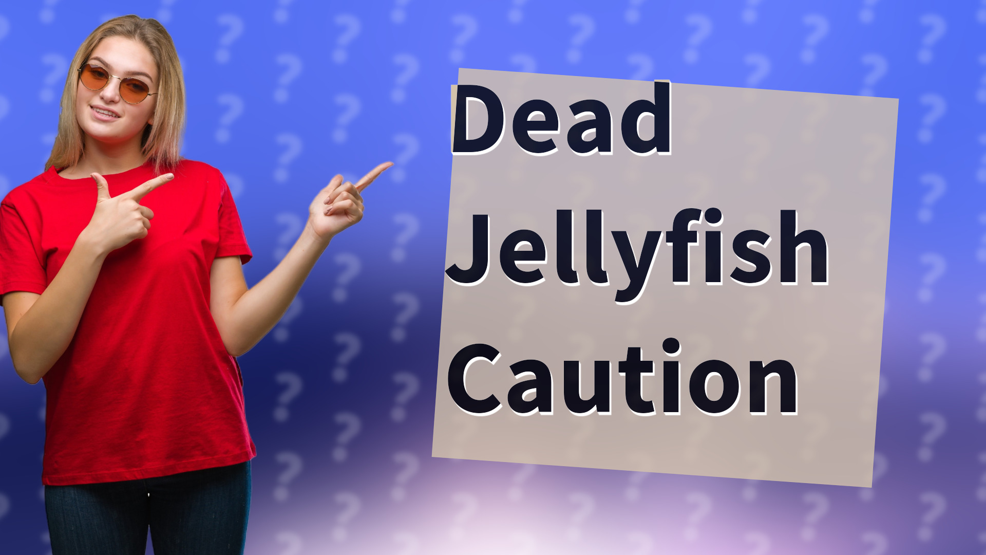Dead Jellyfish Caution