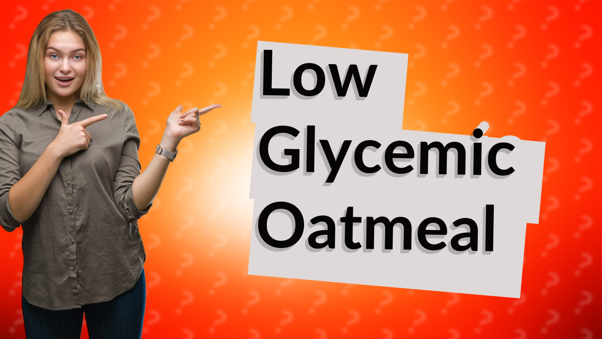 Low Glycemic Oatmeal