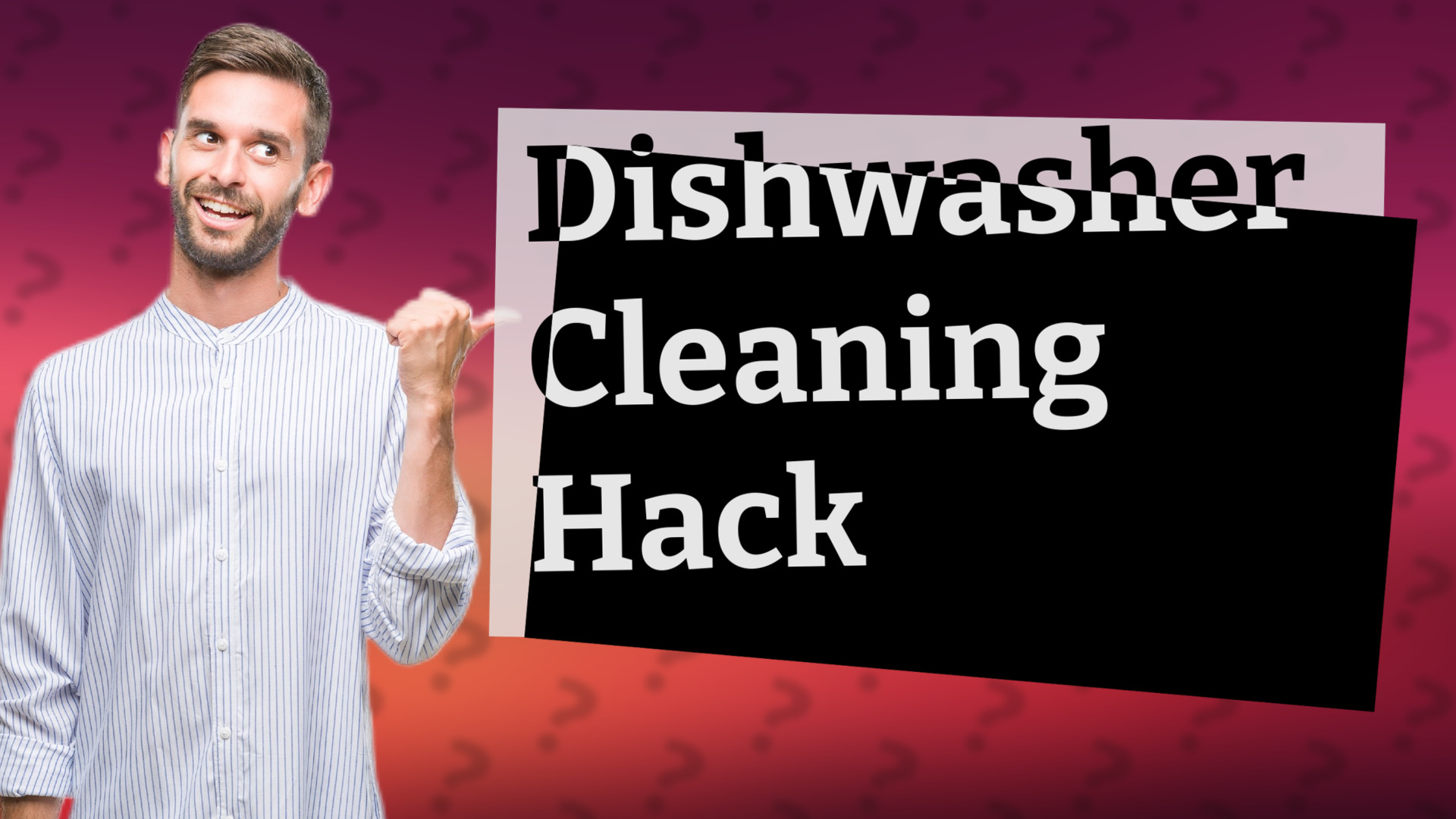 Dishwasher Cleaning Hack