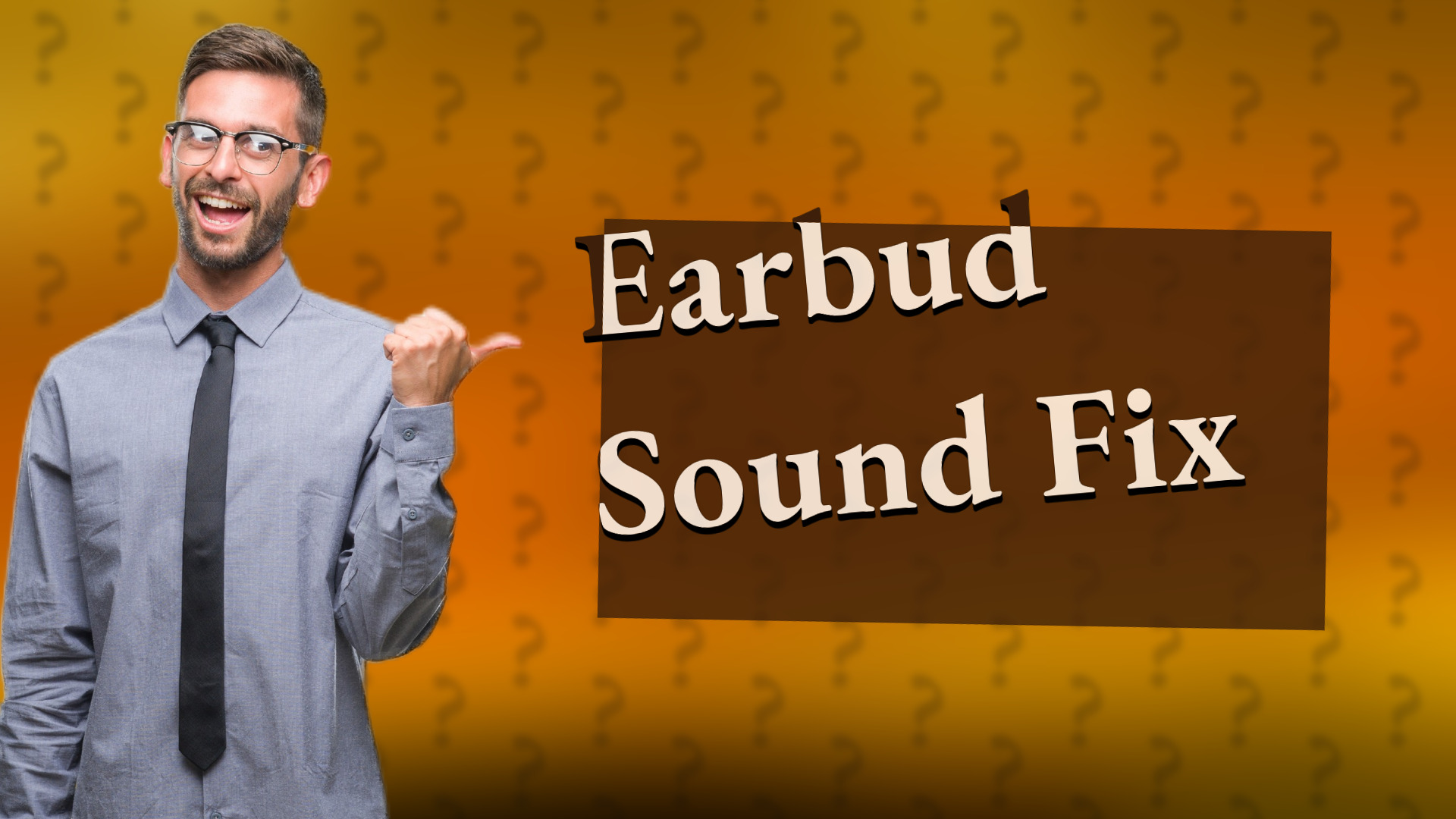 Earbud Sound Fix