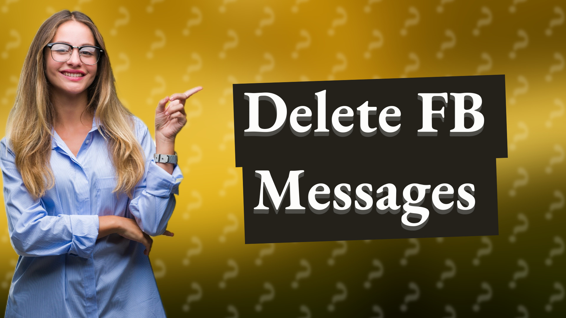 Delete FB Messages