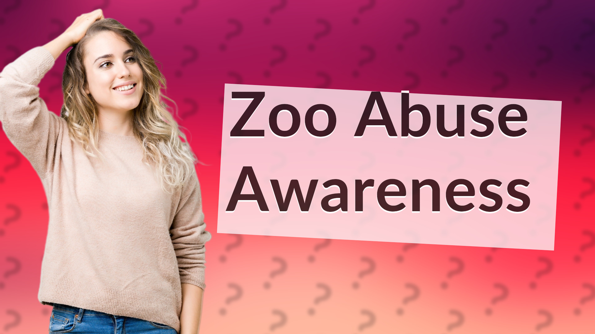 Zoo Abuse Awareness