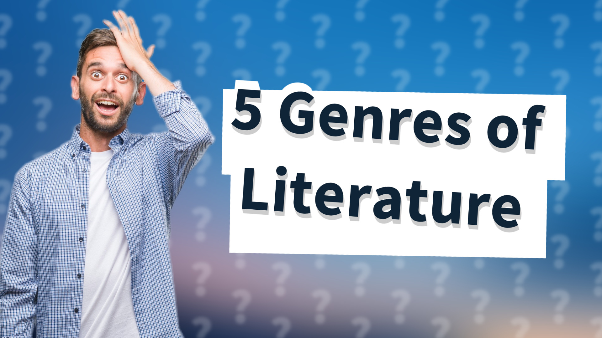 5 Genres of Literature