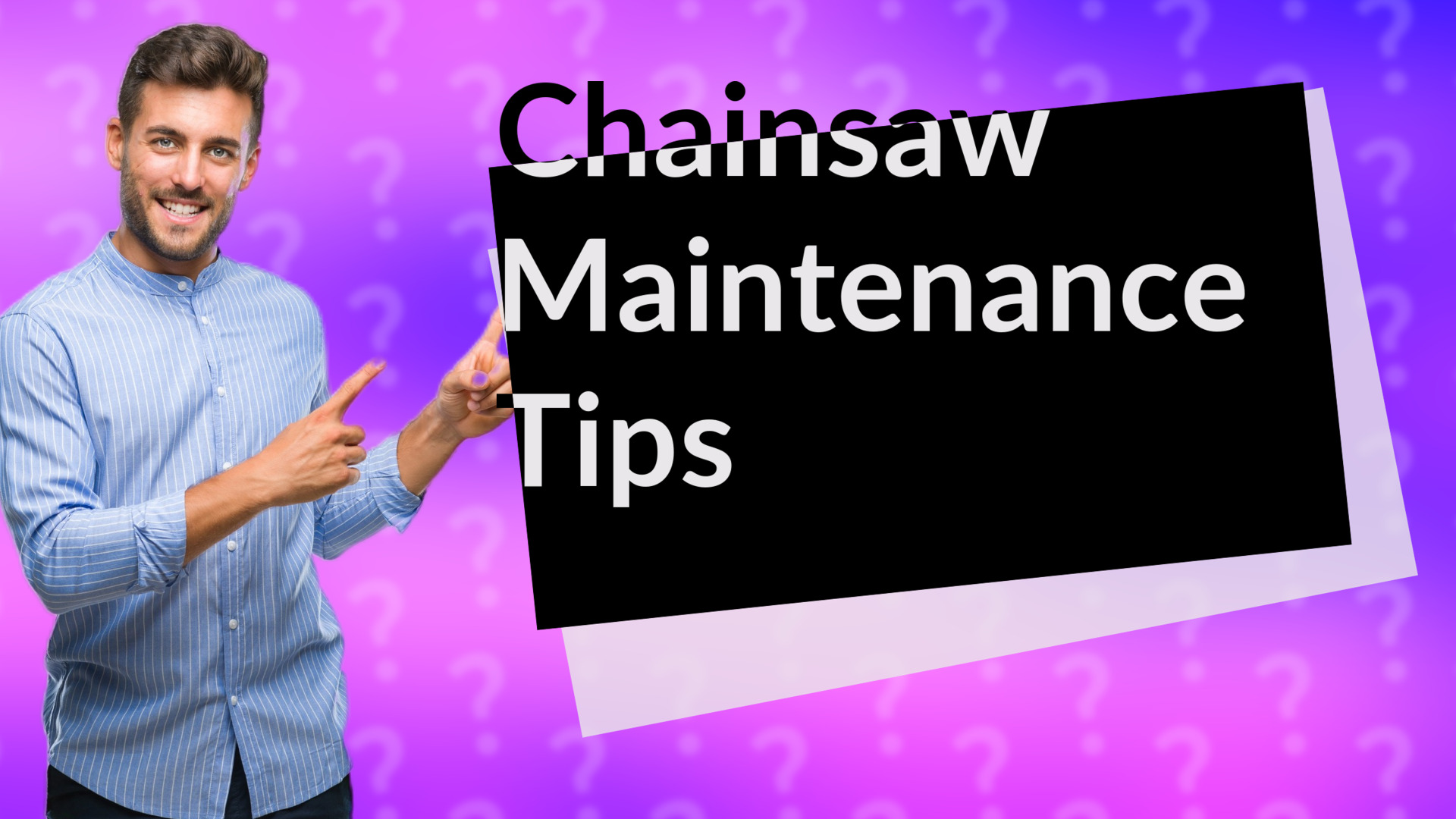 Chainsaw Maintenance Tips