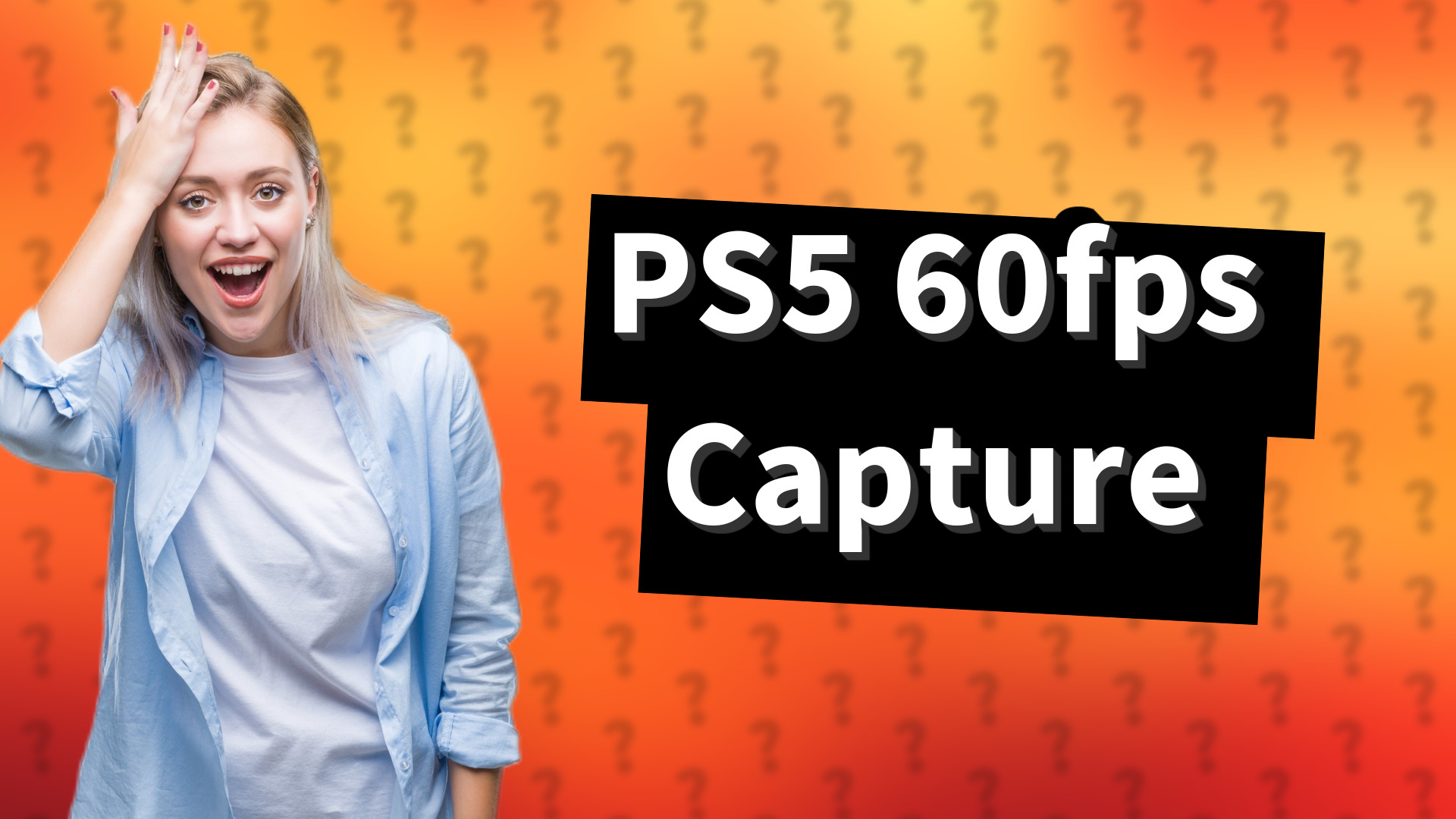 PS5 60fps Capture