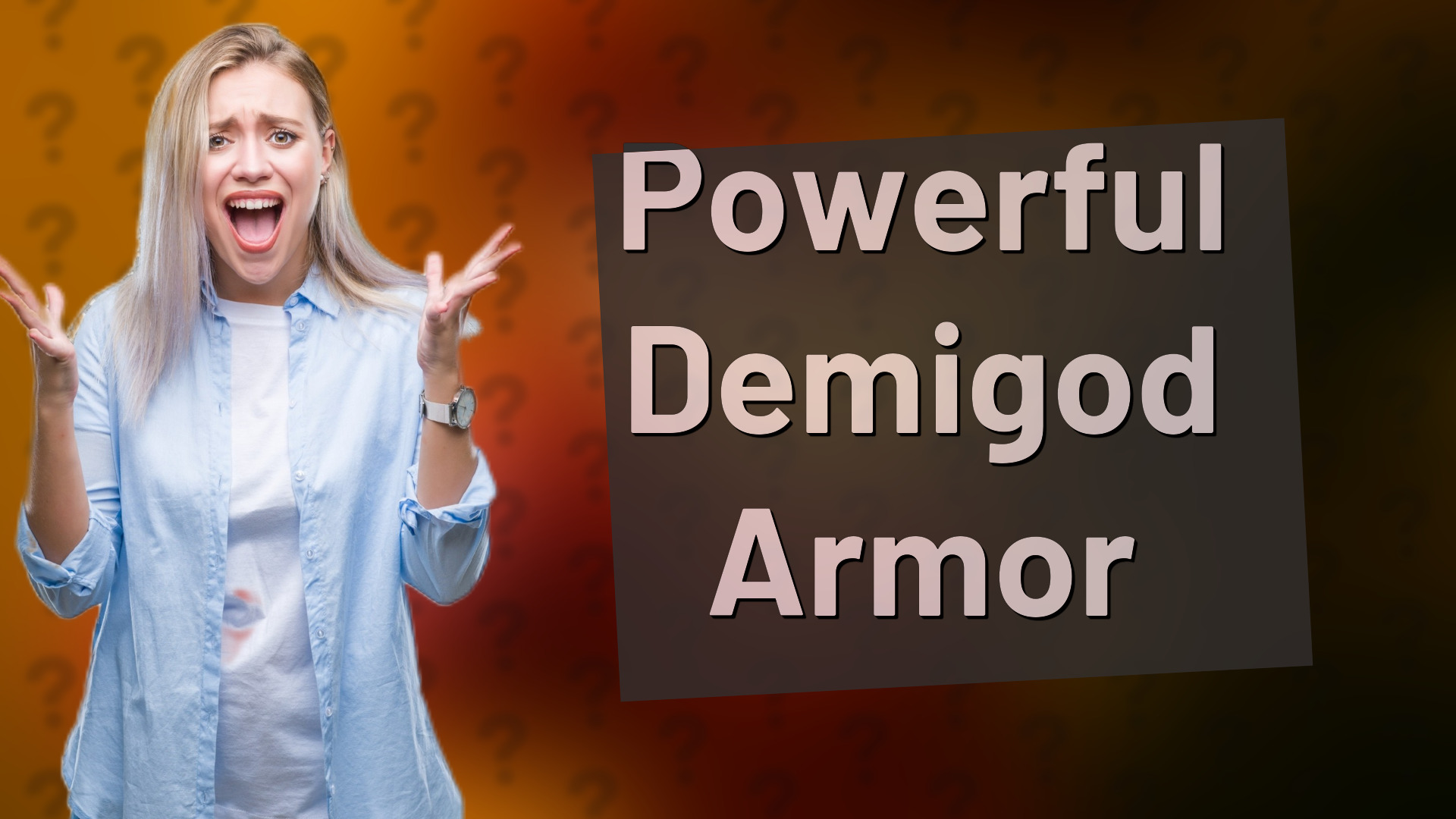 Powerful Demigod Armor