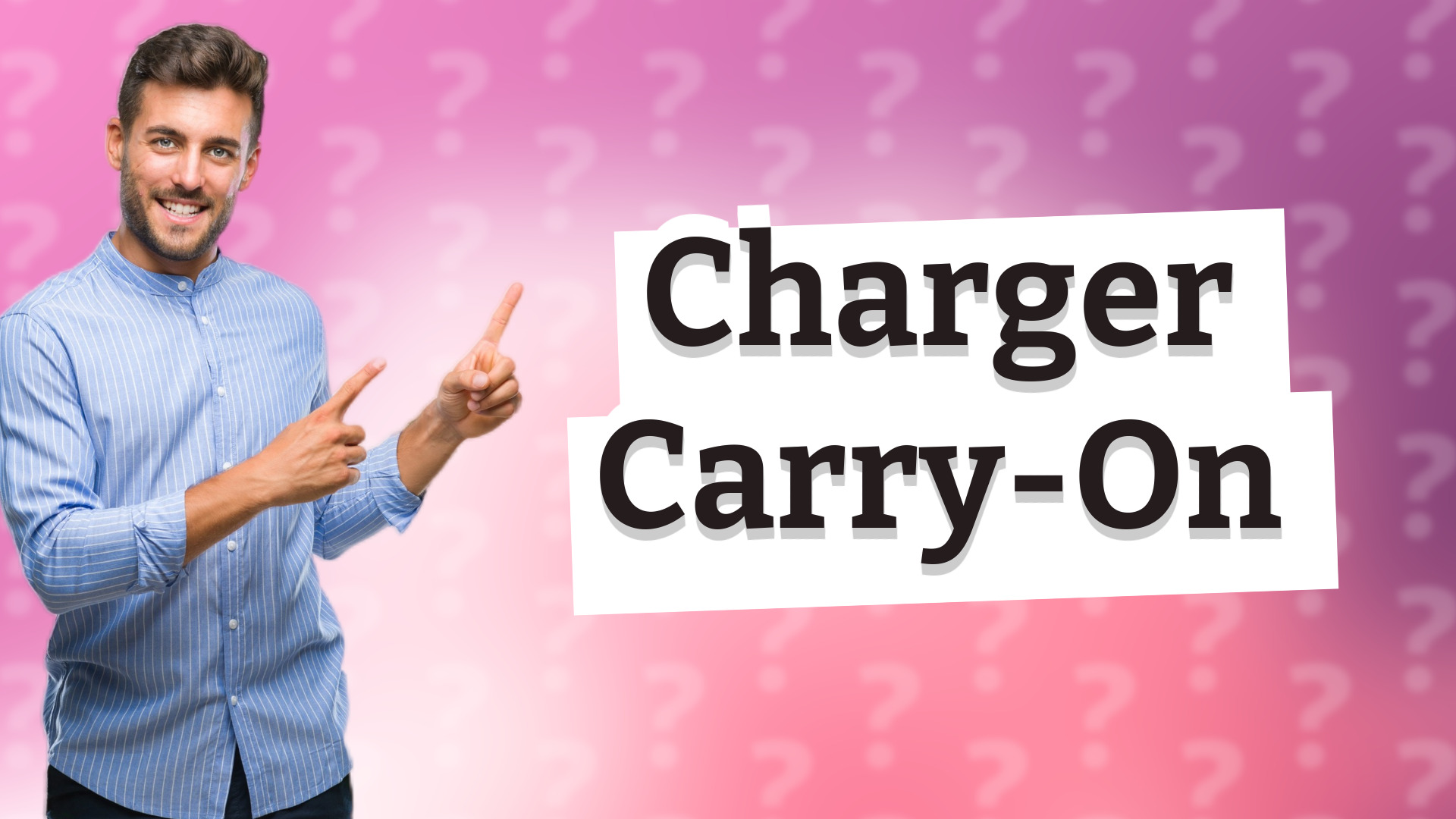 Charger Carry-On