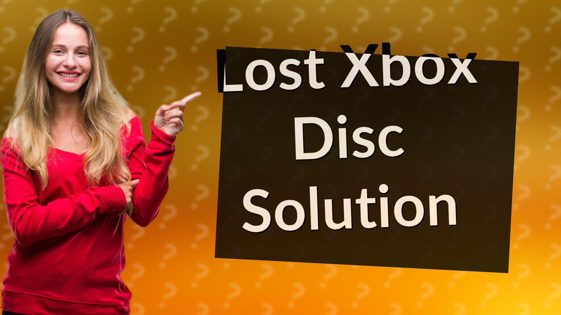 Lost Xbox Disc Solution