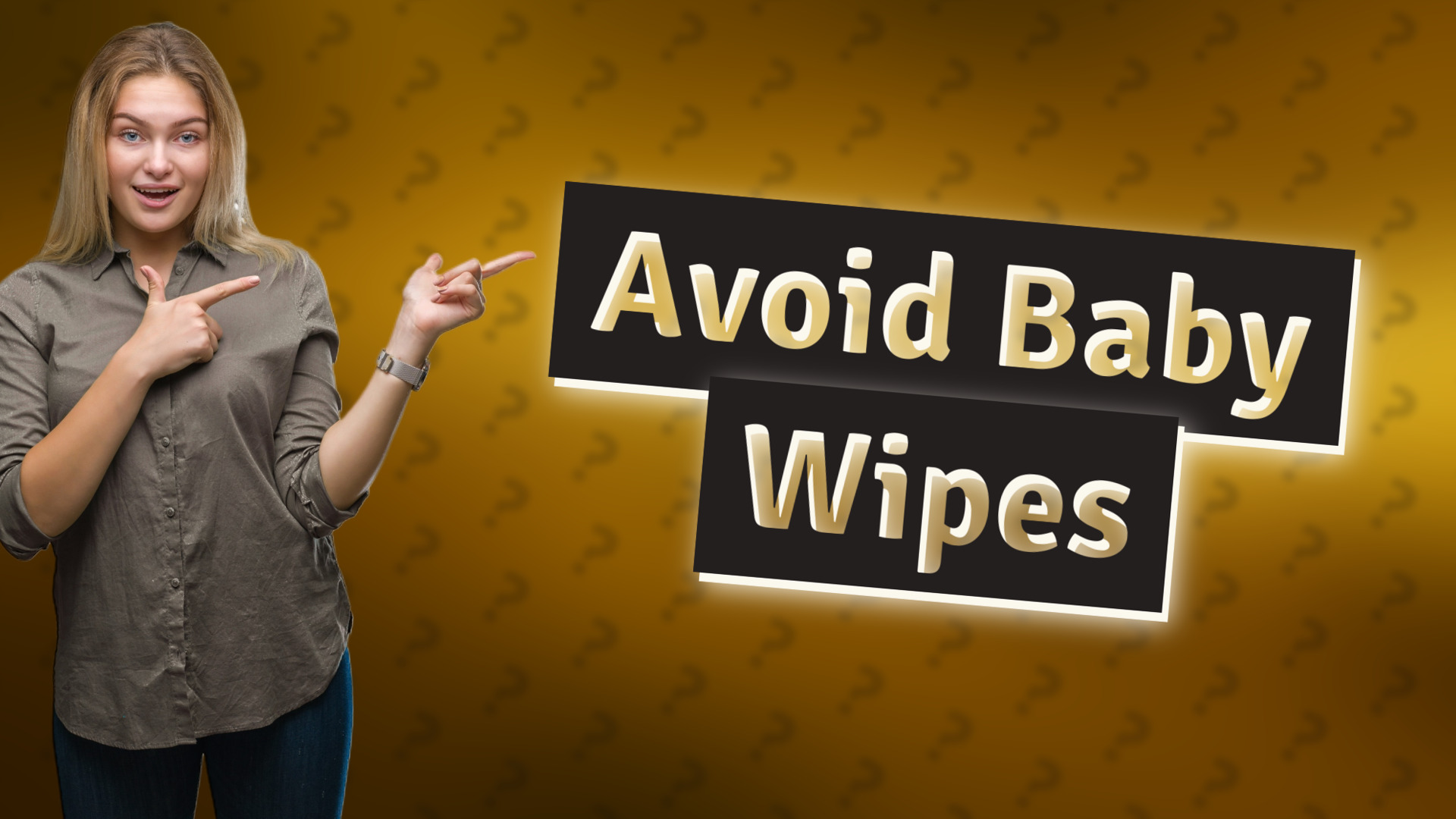 Avoid Baby Wipes