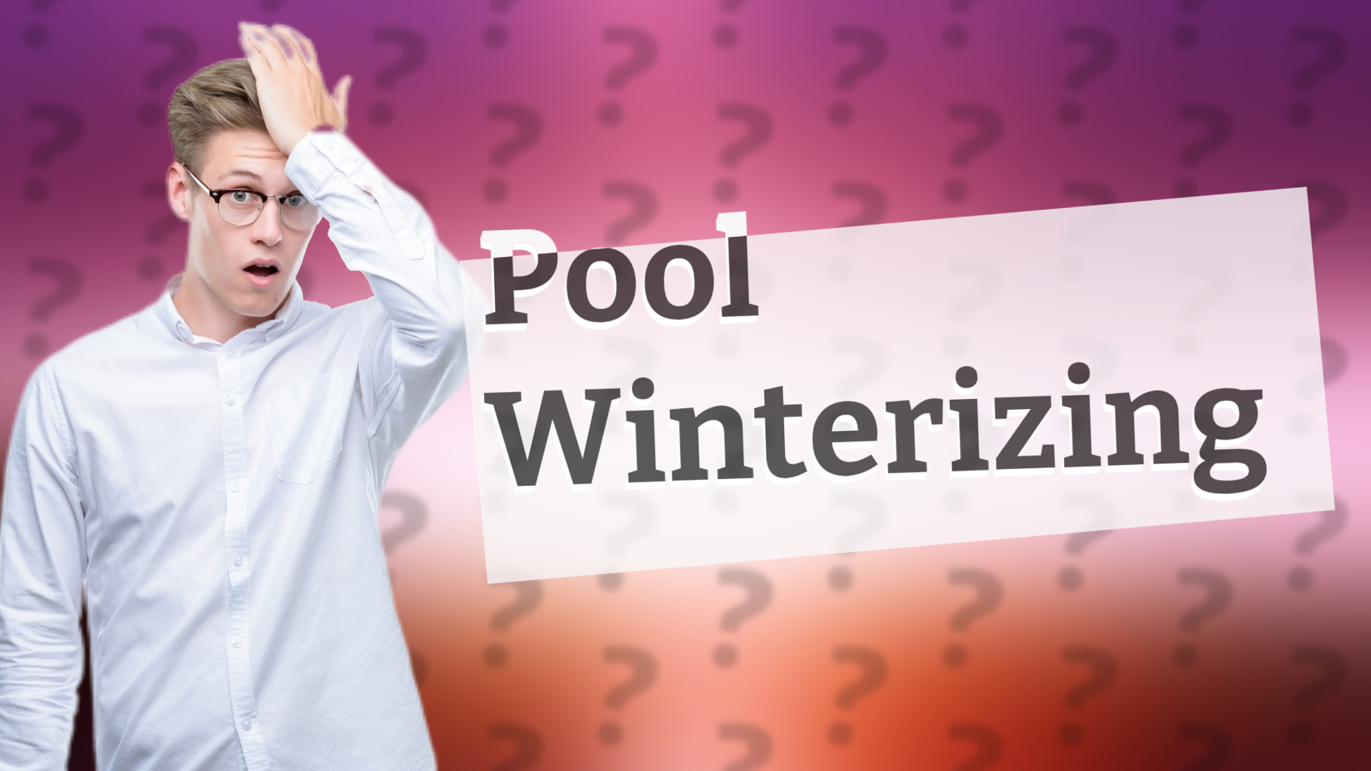 Pool Winterizing