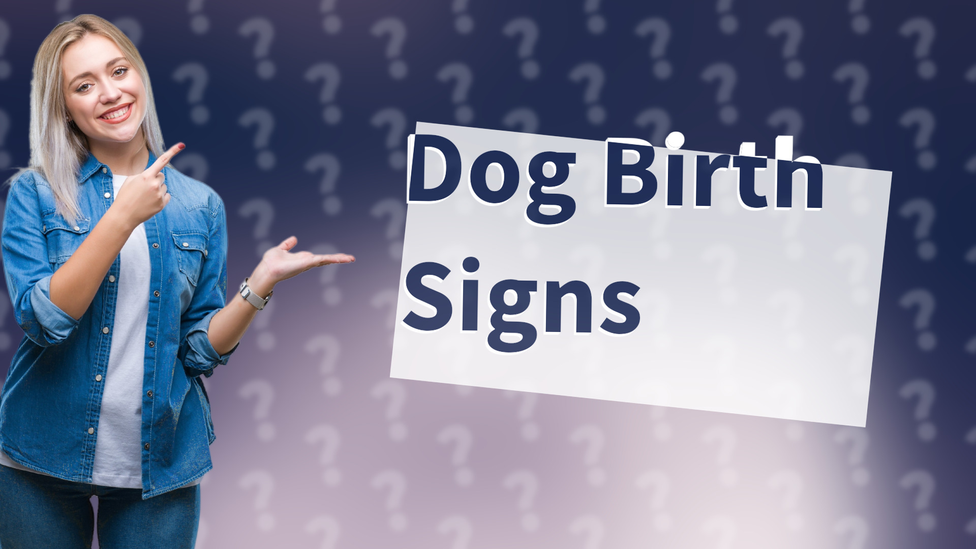 Dog Birth Signs