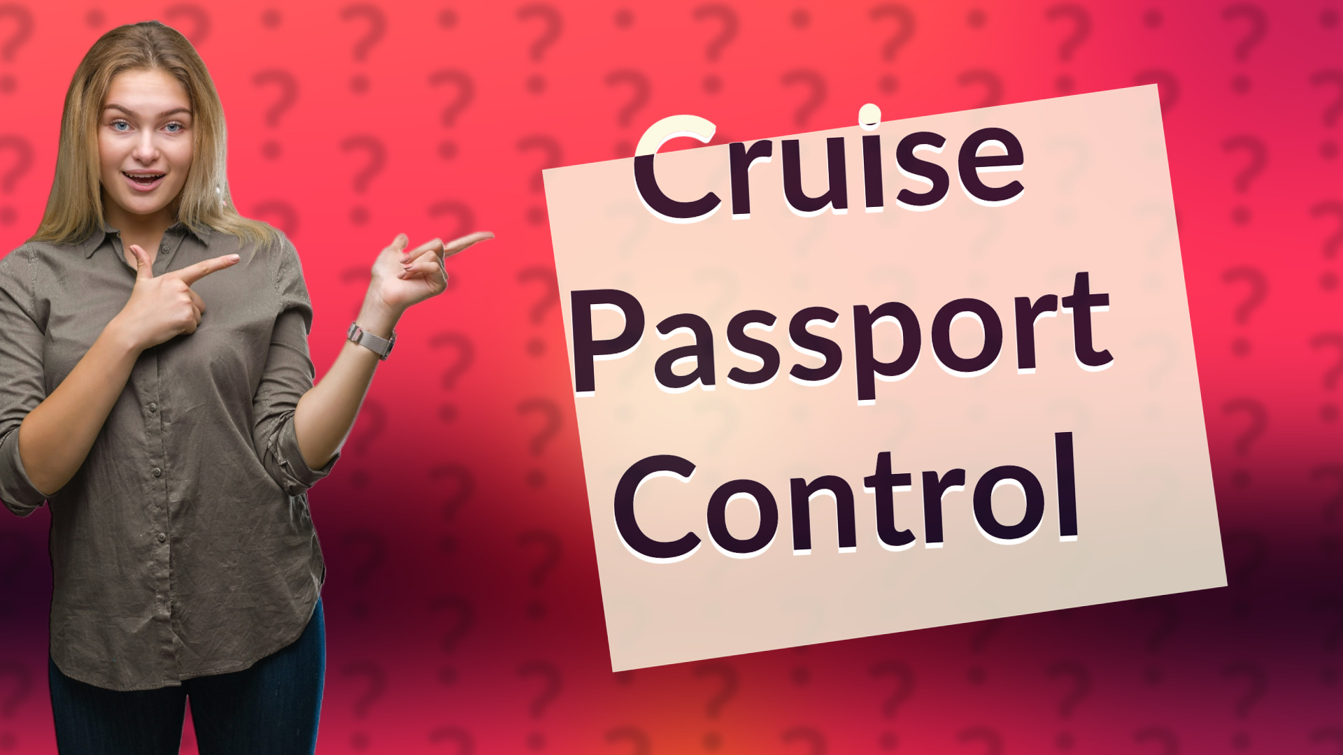 Cruise Passport Control
