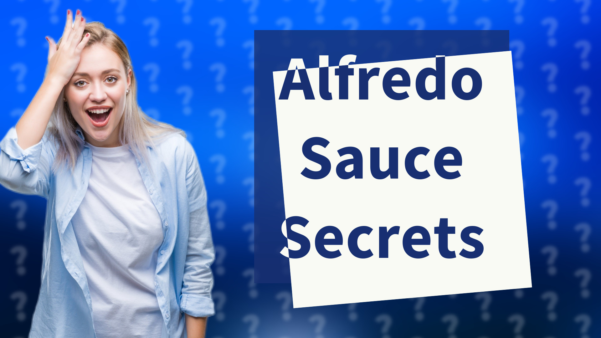 Alfredo Sauce Secrets
