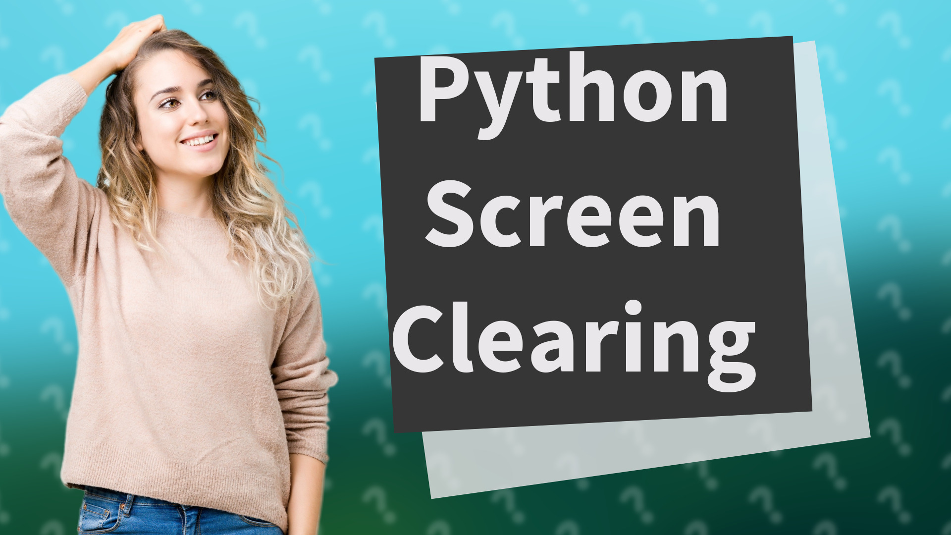 Python Screen Clearing