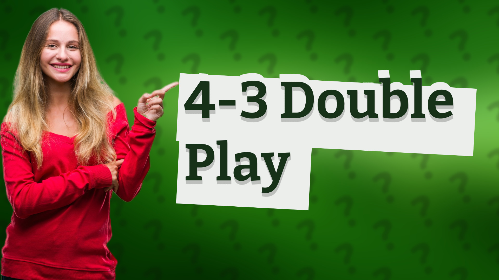 4-3 Double Play