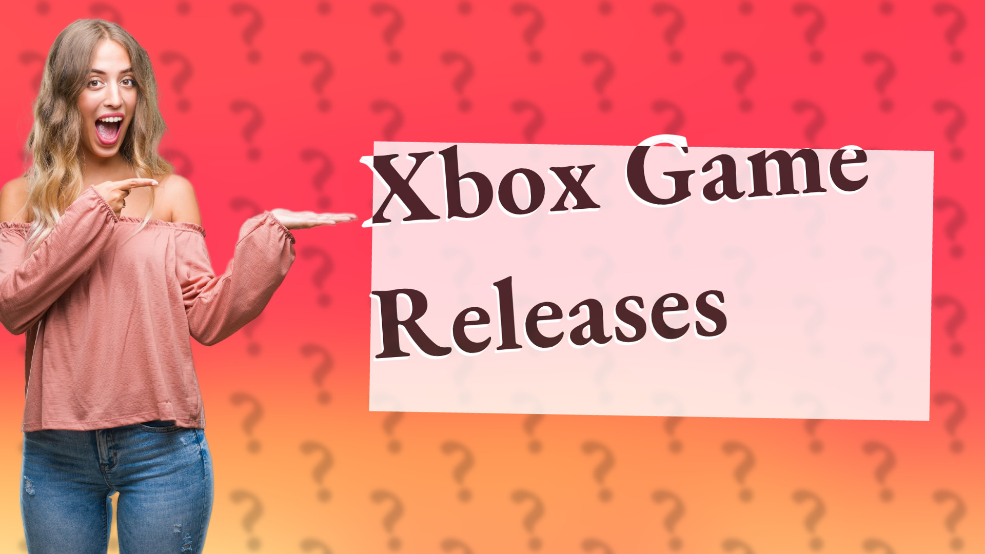 Xbox Game Releases
