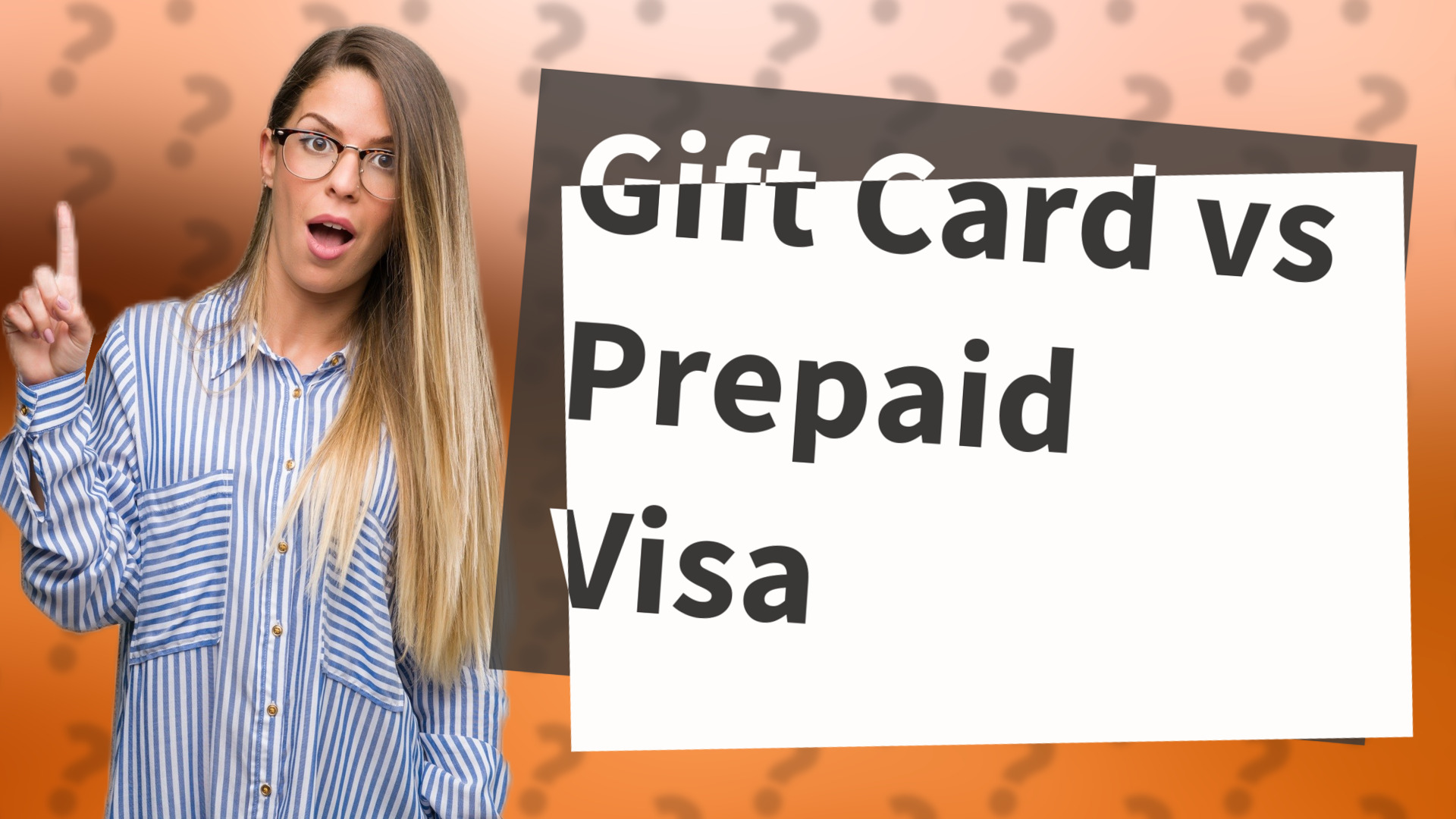 Gift Card vs Prepaid Visa