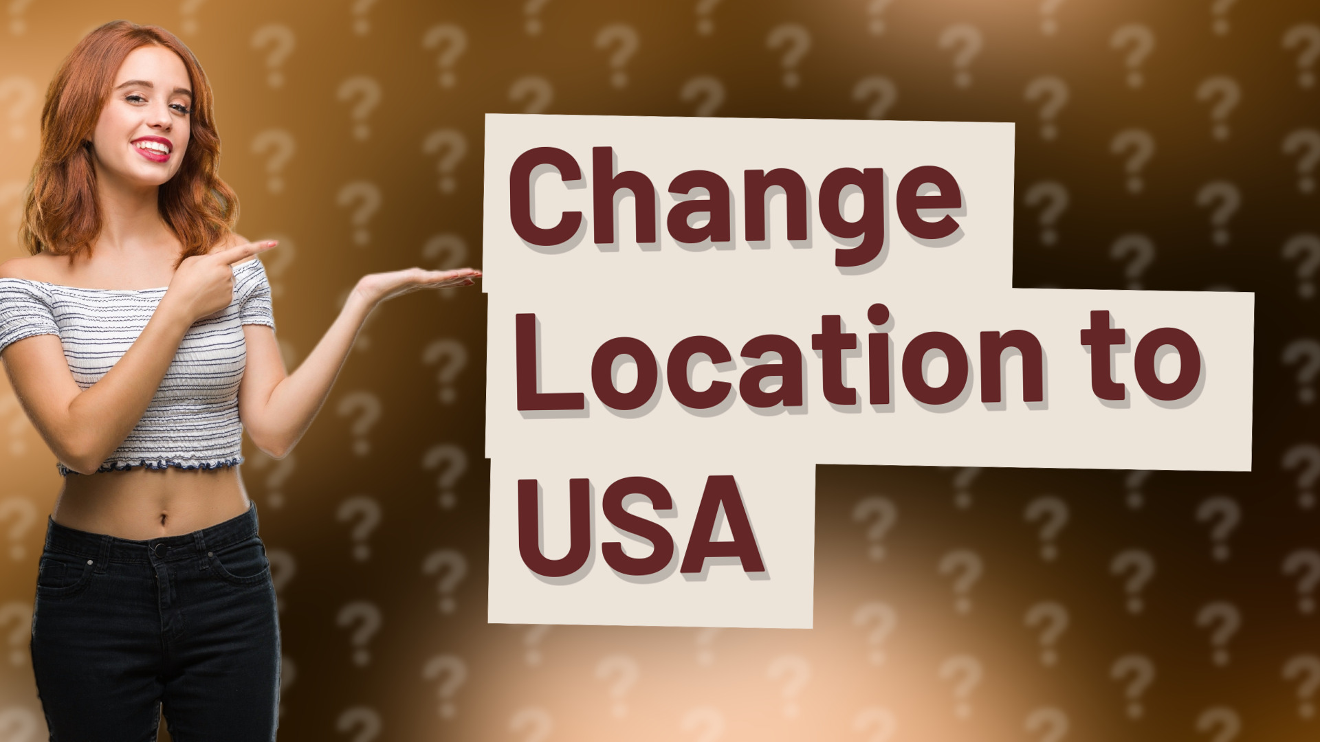 Change Location to USA