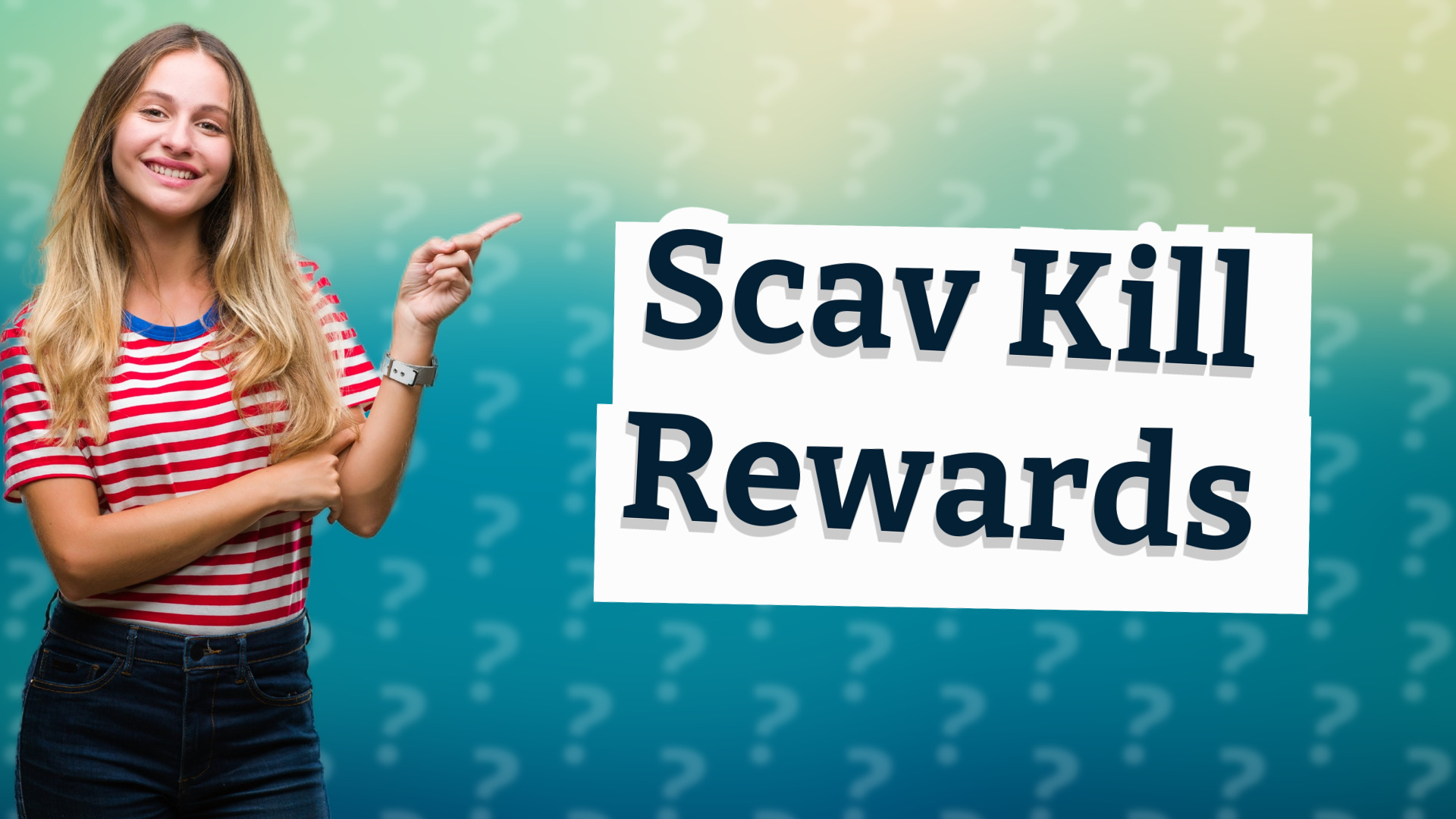 Scav Kill Rewards