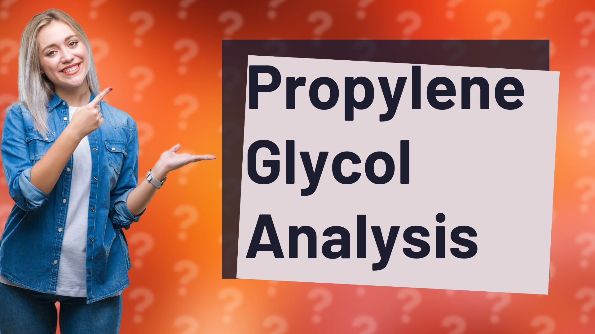 Propylene Glycol Analysis