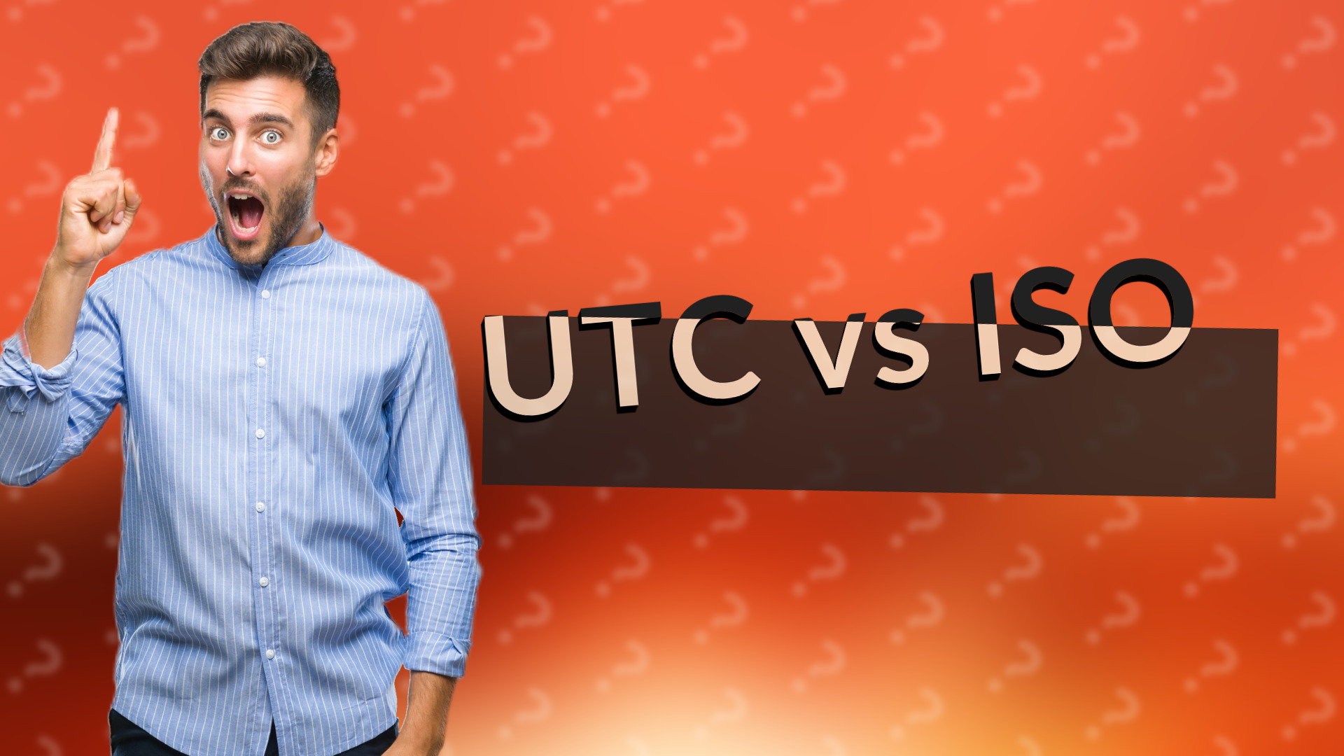 UTC vs ISO