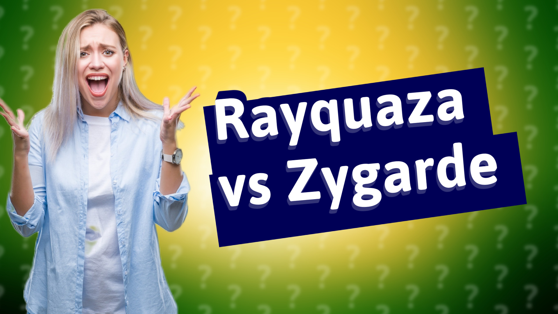 Rayquaza vs Zygarde
