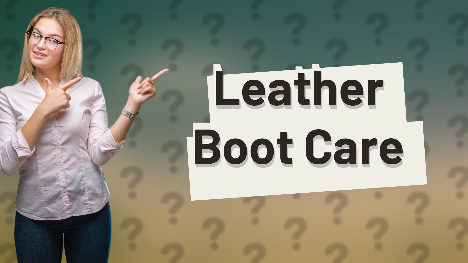 Leather Boot Care