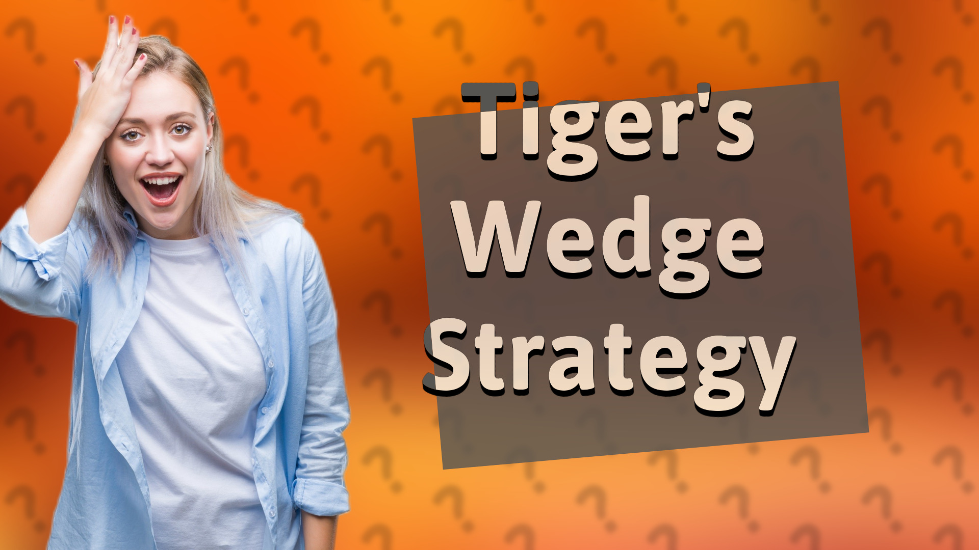 Tiger's Wedge Strategy