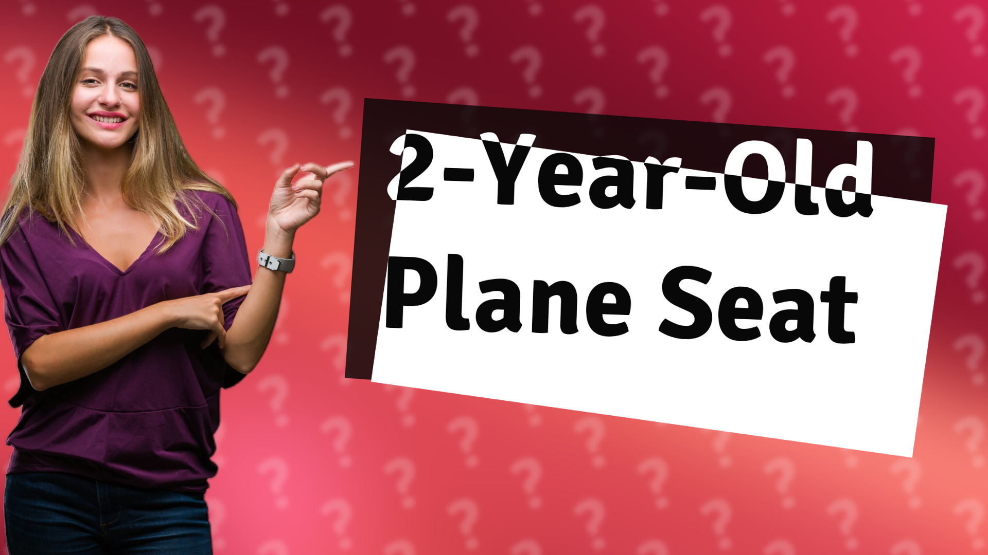 2-Year-Old Plane Seat