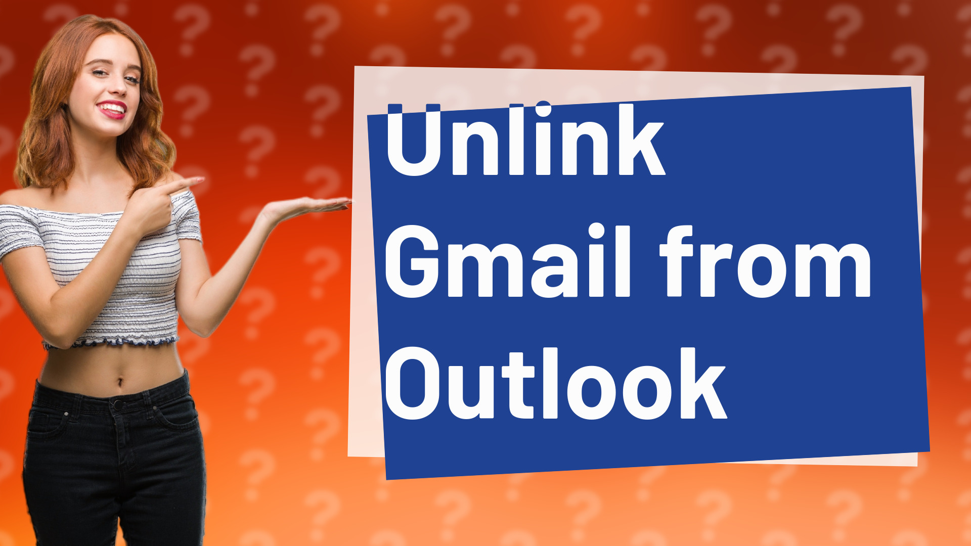 Unlink Gmail from Outlook
