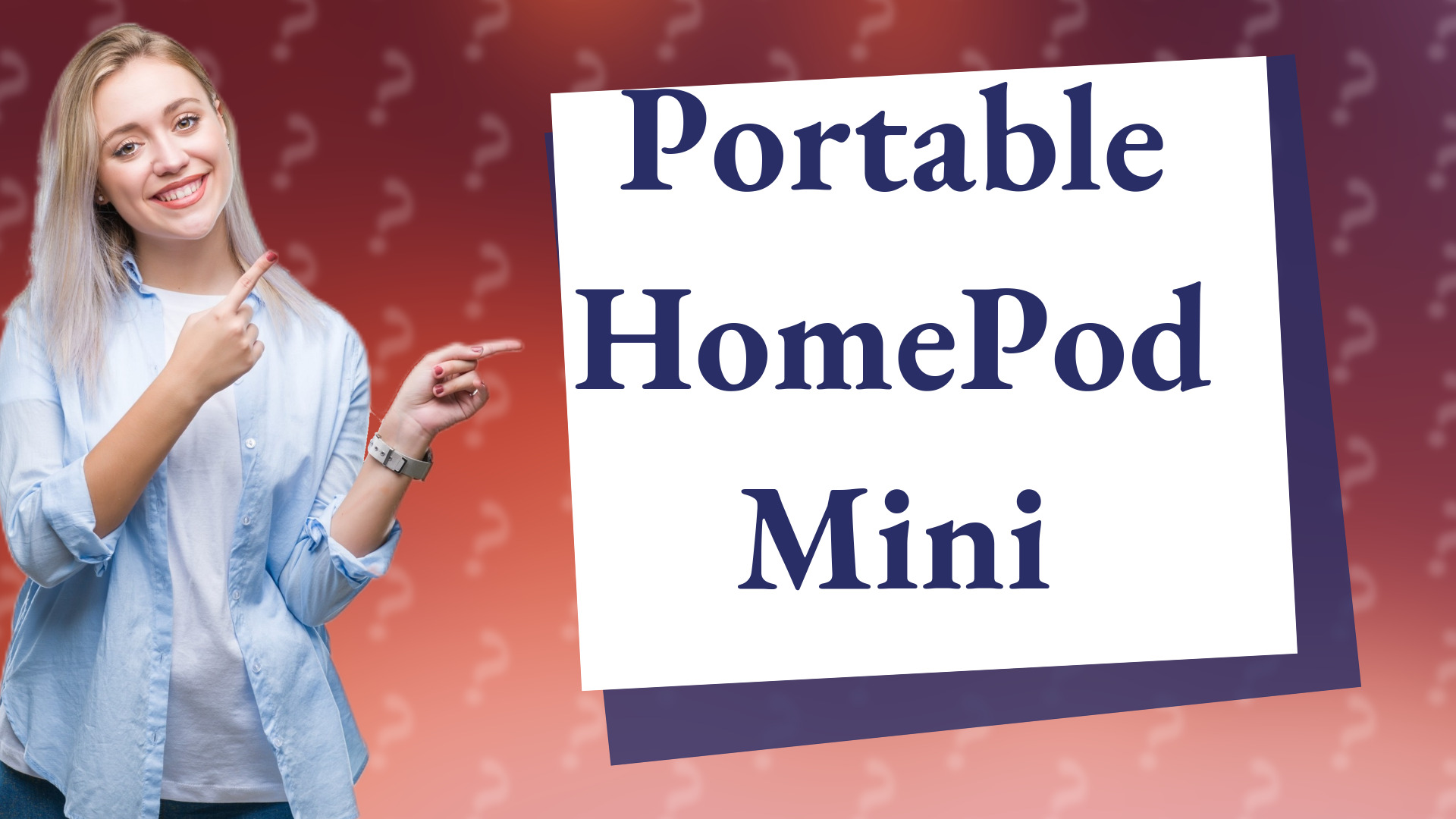 Portable HomePod Mini