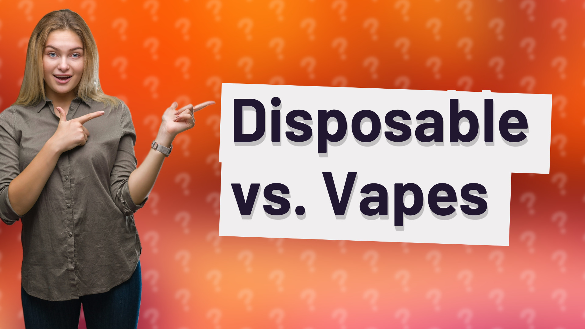Disposable vs. Vapes