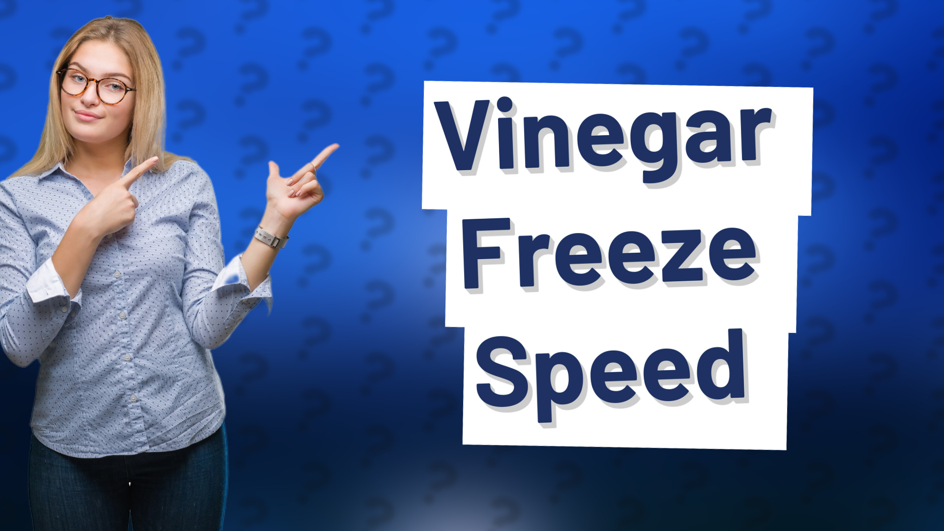 Vinegar Freeze Speed