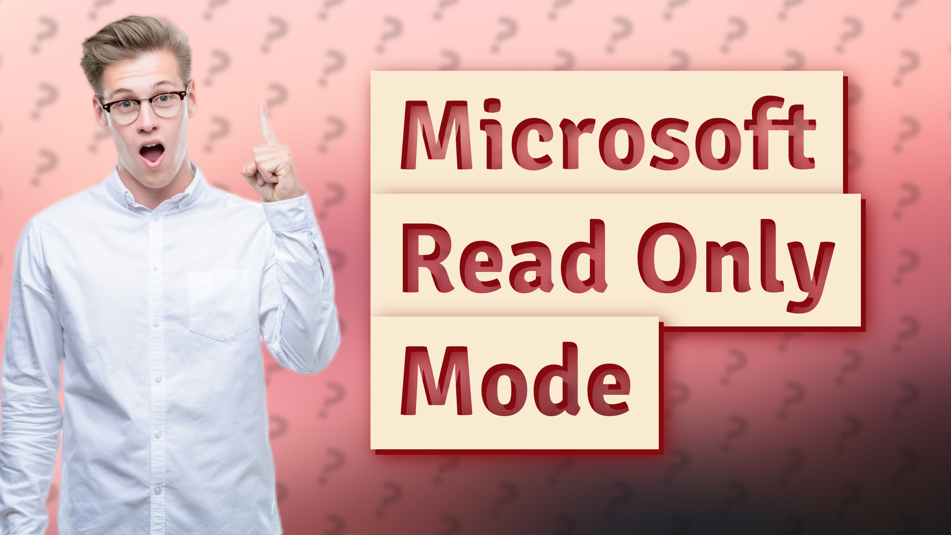 Microsoft Read Only Mode