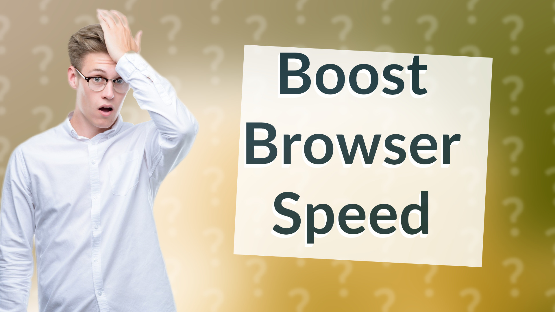 Boost Browser Speed