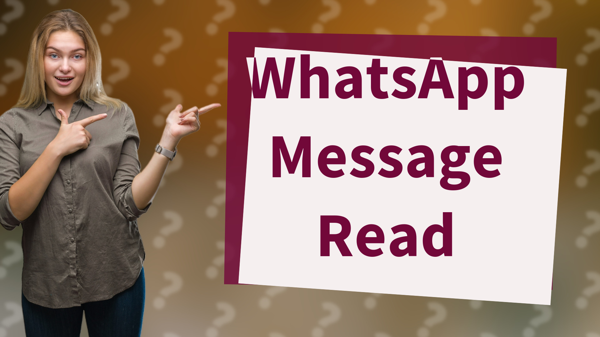 WhatsApp Message Read