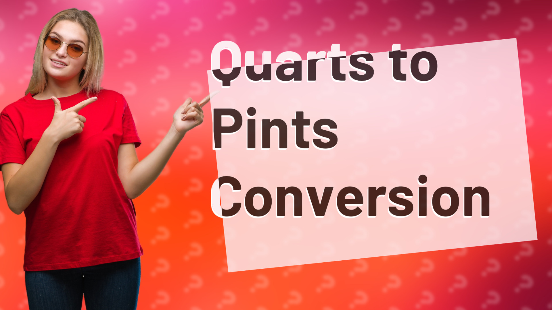 Quarts to Pints Conversion