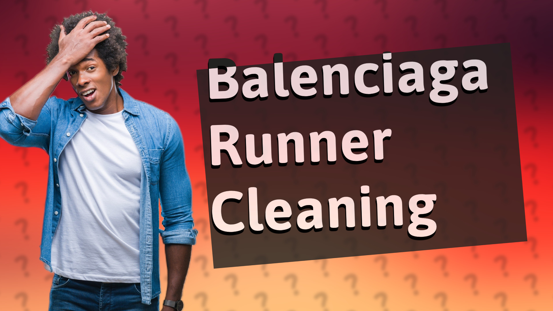 Balenciaga Runner Cleaning